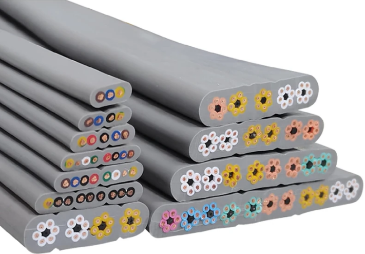 舞臺燈光設備用彈性體帶狀電纜ZR-YSFVRPB-13*4+2DMX